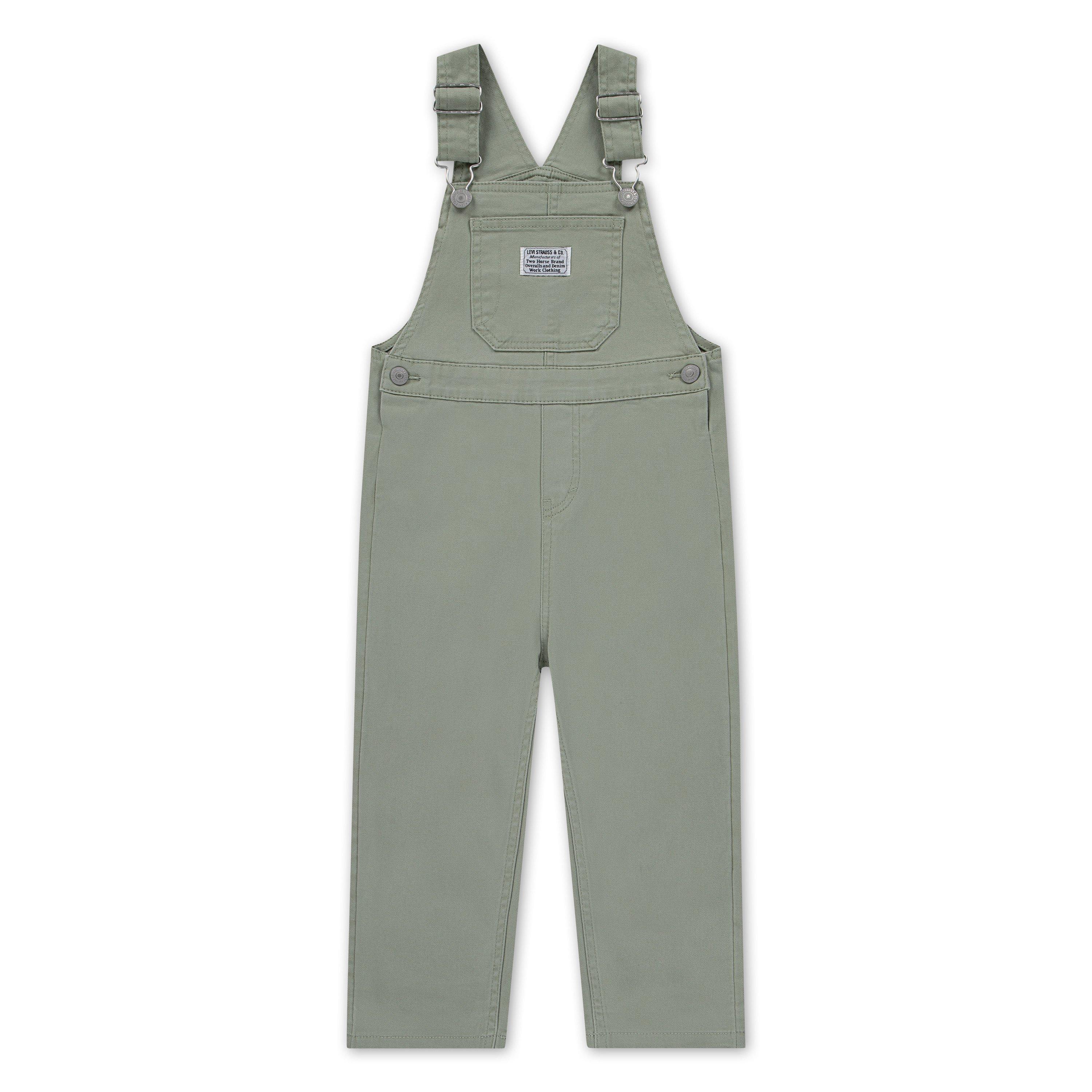 Levi's Twill Toddler Boys' Seagrass Denim Overalls - BLACK
